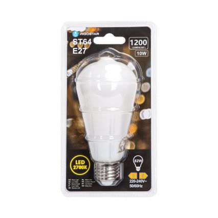 Bombilla LED ST64 E27/10W/230V 320° 2700K - Aigostar