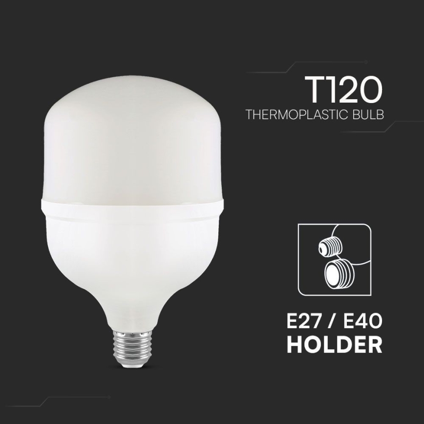Bombilla LED T120 E27/40W/230V 4000K