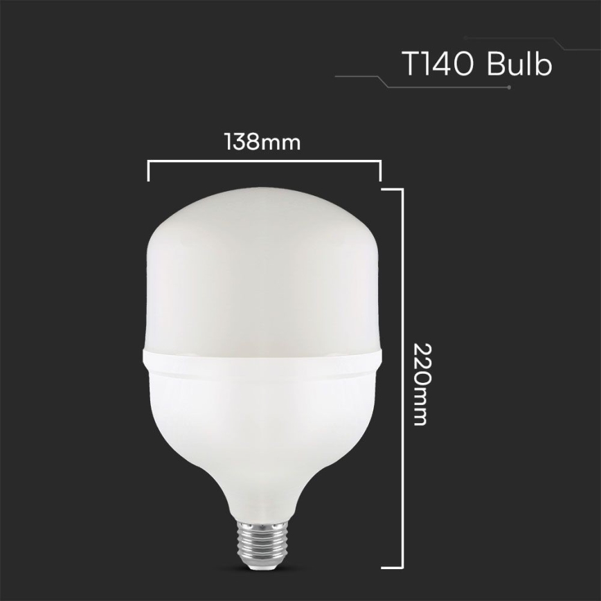 Bombilla LED T140 E27/50W/230V 6500K