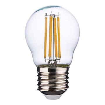 Bombilla LED transparente G45 E27/4,5W/230V 2200K