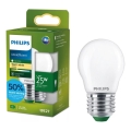 Bombilla LED ULTRAEFFICIENT Philips P45 E27/1,2W/230V 2700K