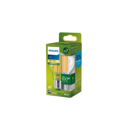 Bombilla LED ULTRAEFFICIENT VINTAGE Philips A60 E27/7,3W/230V 2700K