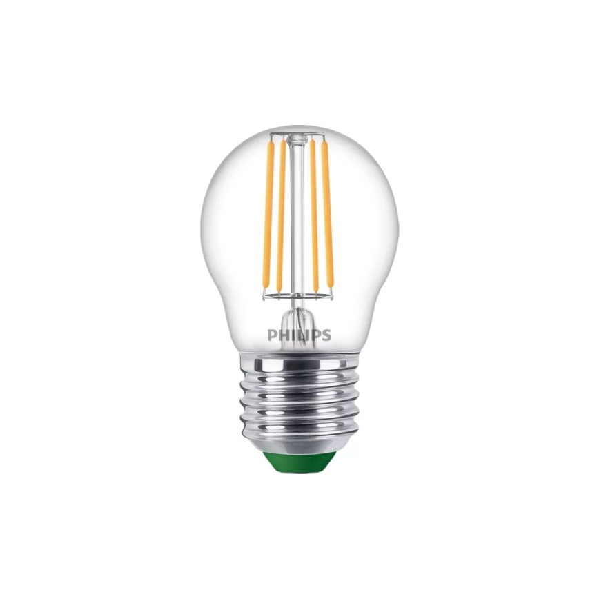 Bombilla LED ULTRAEFFICIENT VINTAGE Philips P45 E27/1,2W/230V 2700K