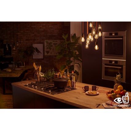 Bombilla LED VINTAGE Philips ST64 E27/7W/230V 1800K