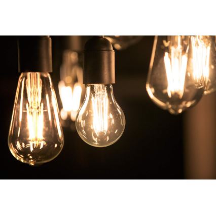 Bombilla LED VINTAGE Philips ST64 E27/7W/230V 1800K