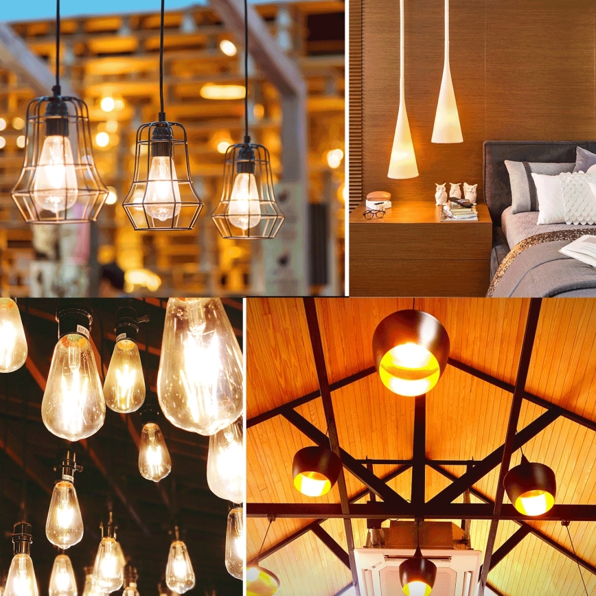 Bombilla LED VINTAGE ST64 E27/20W/230V 2700K - Aigostar