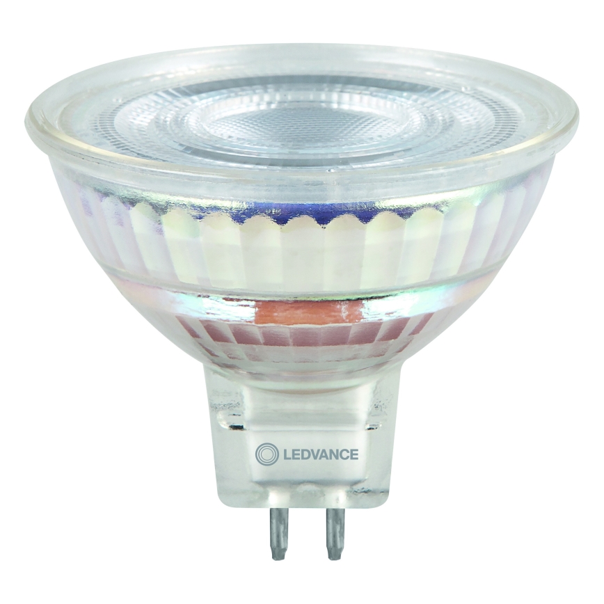 Bombilla LED reflectora regulable MR16, casquillo GU5,3, 6,6W/12V, 3000K, 36° CRI 97 - Ledvance