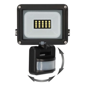 Brennenstuhl - Proyector LED de exterior con sensor LED/10W/230V 6500K IP65