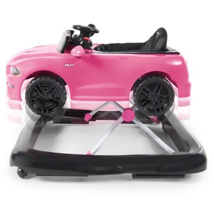 Bright Starts - Andador 3 en 1 para bebé FORD MUSTANG rosa