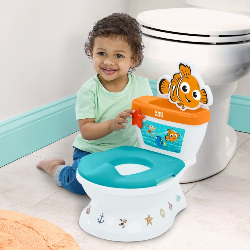 Bright Starts - Orinal infantil con sonido MY SIZE Finding Nemo 2xAAA