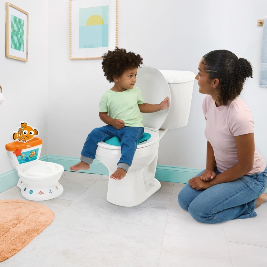 Bright Starts - Orinal infantil con sonido MY SIZE Finding Nemo 2xAAA