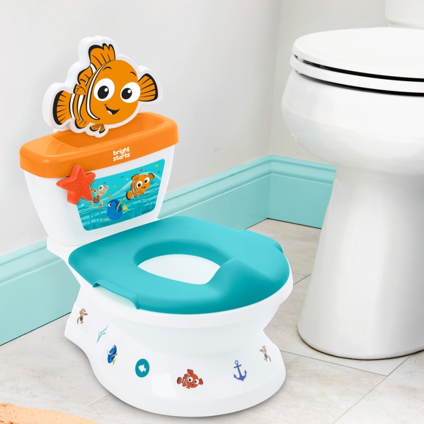 Bright Starts - Orinal infantil con sonido MY SIZE Finding Nemo 2xAAA