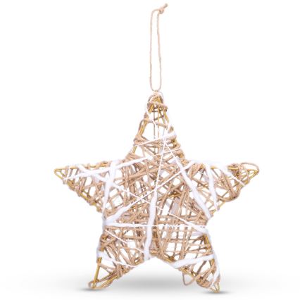 Brilagi - Adorno navideño LED/2xAA 30x28 cm estrella