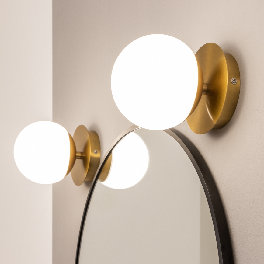 Brilagi - Aplique de pared LED para baño BALL LED/6W/230V 3000/4000/6500K IP44 dorado