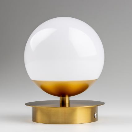 Brilagi - Aplique de pared LED para baño BALL LED/6W/230V 3000/4000/6500K IP44 dorado