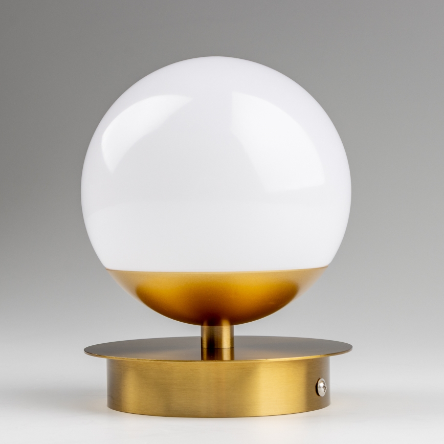 Brilagi - Aplique de pared LED para baño BALL LED/6W/230V 3000/4000/6500K IP44 dorado
