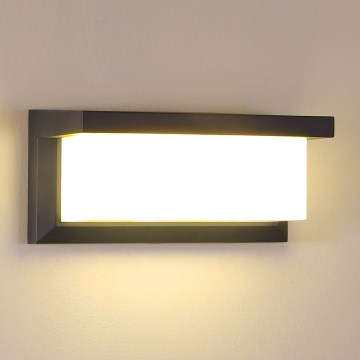Brilagi - Aplique de exterior BRICKY 1xE27/60W/230V antracita IP54