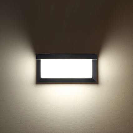Brilagi - Aplique de exterior BRICKY 1xE27/60W/230V antracita IP54