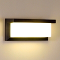 Brilagi - Aplique de exterior BRICKY 1xE27/60W/230V negro IP54