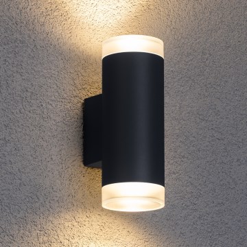 Brilagi - Aplique de exterior MATERA 2xGU10/30W/230V antracita IP54