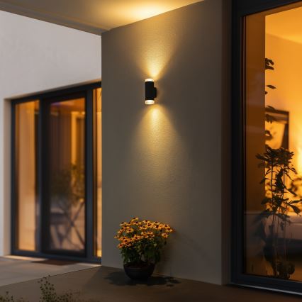 Brilagi - Aplique de exterior MATERA 2xGU10/30W/230V IP54