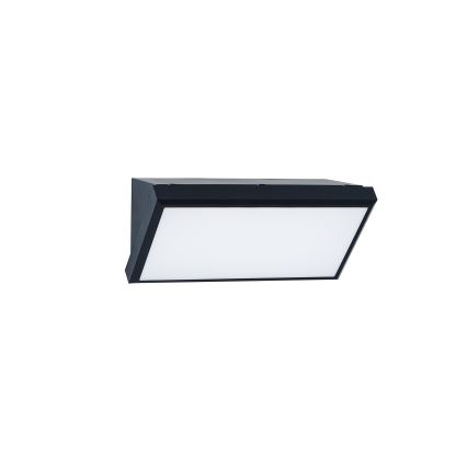 Brilagi - Aplique de exterior TRIANGLE 1xE27/60W/230V negro IP65