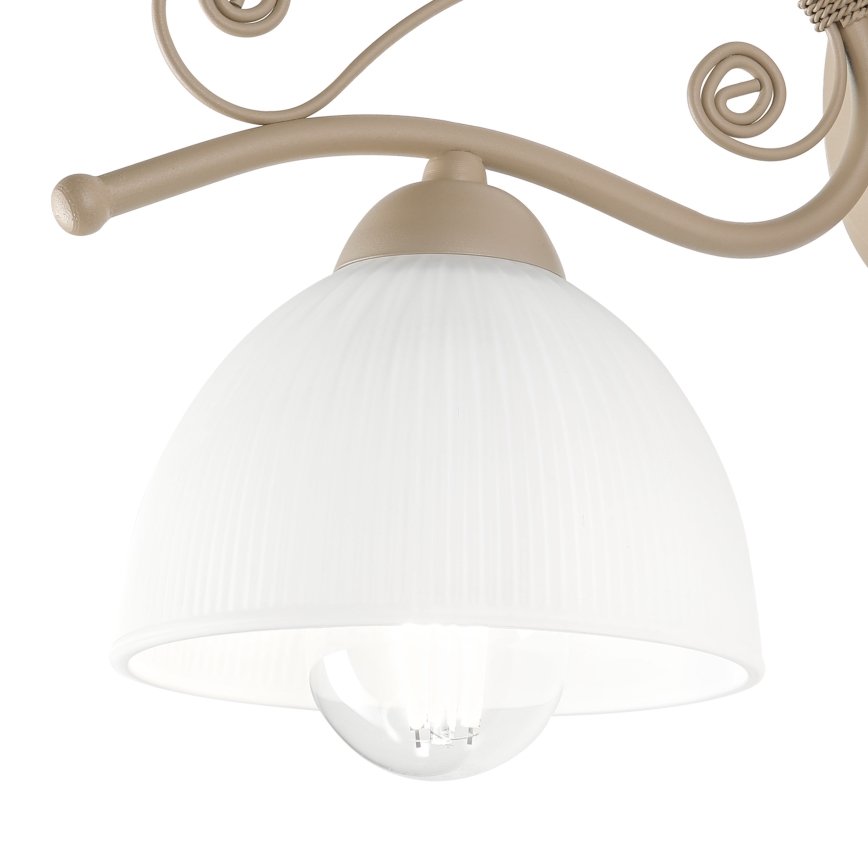 Brilagi - Aplique de pared ANTICO MODERN 1xE27/60W/230V beige