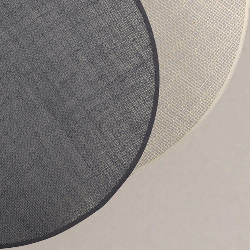 Brilagi - Aplique de pared CIRCLES 1xE27/60W/230V Ø 45 cm crema/gris