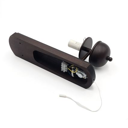 BRILAGI - Aplique de pared COTTAGE 1x E14/40W/230V, acabado en haya