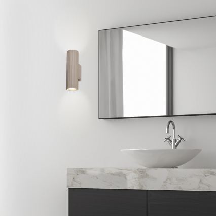 Brilagi - Aplique de pared CRISPINA 2xGU10/10W/230V 20 cm beige