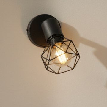 Brilagi - Aplique de pared direccional CAGE 1xE14/40W/230V