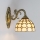 Brilagi - Aplique de pared estilo Tiffany con vitral DORAN 1xE27/40W/230V
