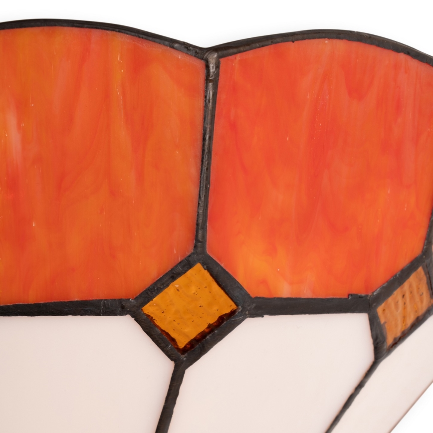 BRILAGI - aplique de pared estilo Tiffany en vitral SIENNA 1xE14/40W/230V