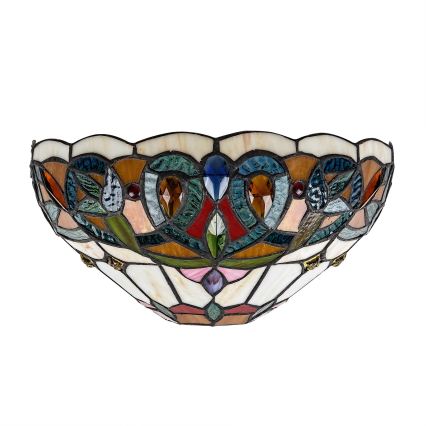 Brilagi - Aplique de pared estilo Tiffany LUISA 1xE27/40W/230V