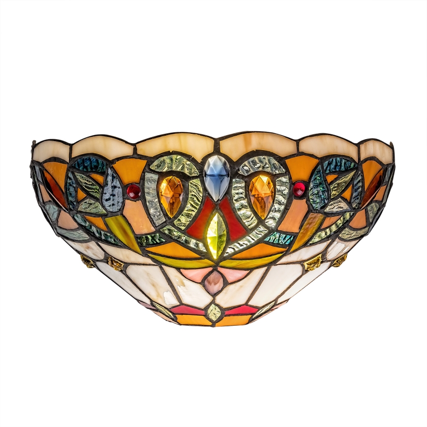 Brilagi - Aplique de pared estilo Tiffany LUISA 1xE27/40W/230V