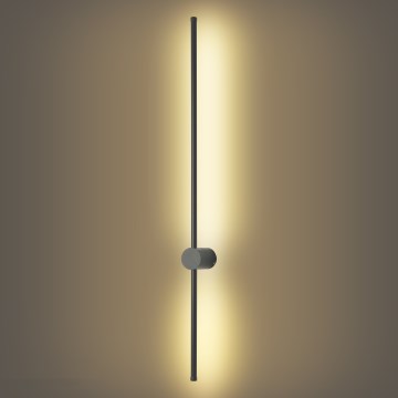 Brilagi - Aplique de pared exterior AURA LED 20W/230V 3000K IP54 97 cm antracita CRI 90
