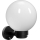 Brilagi - Aplique de pared exterior con sensor de movimiento HARBOR 1xE27/40W/230V IP33 negro/blanco
