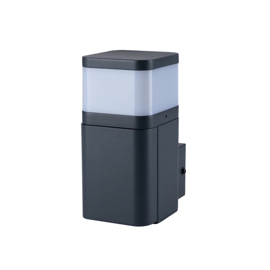 Brilagi - Lámpara de pared exterior PILLAR con enchufe SCHUKO 1xG9/11W/230V IP44 antracita