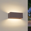 Brilagi - Aplique de pared exterior DONNANI LED/7W/230V marrón IP44