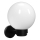 Brilagi - Aplique de pared exterior HARBOR 1xE27/40W/230V IP33 negro/blanco