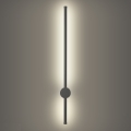 Brilagi - Aplique de pared exterior LED AURA LED/12W/230V 4000K IP54 65 cm antracita CRI 90