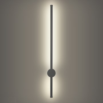 Brilagi - Aplique de pared exterior LED AURA LED/12W/230V 4000K IP54 65 cm antracita CRI 90