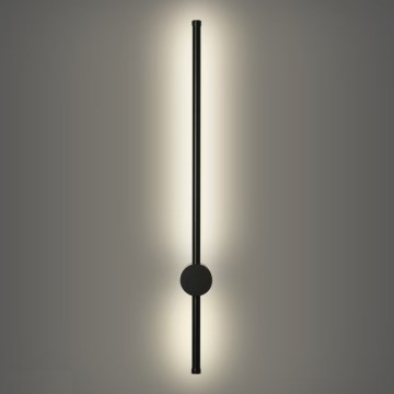 Brilagi - Aplique de pared exterior LED AURA LED/12W/230V 4000K IP54 65 cm negro CRI 90