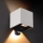 Brilagi - Aplique de pared exterior LED con sensor CUBE LED/6W/230V gris IP65