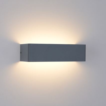 Brilagi - Aplique de pared LED para exterior DONNANI LED/12W/230V 30 cm antracita IP44