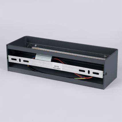 Brilagi - Aplique de pared LED para exterior DONNANI LED/12W/230V 30 cm antracita IP44