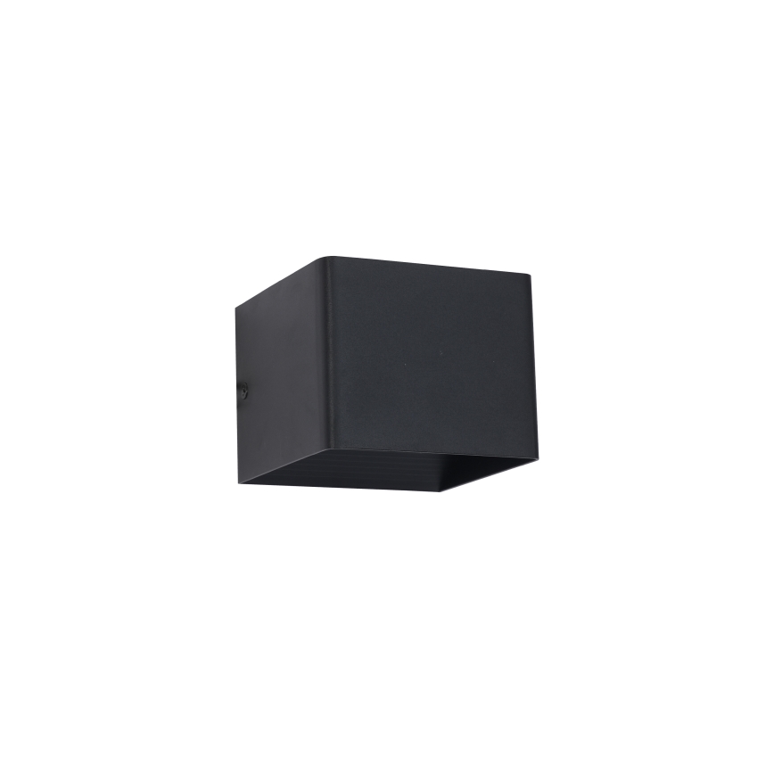Brilagi - Aplique de pared exterior LED DONNANI LED/5W/230V 10 cm negro IP44