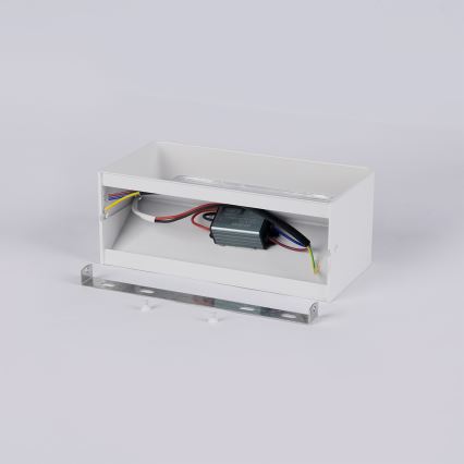 Brilagi - Aplique de pared exterior LED DONNANI LED/7W/230V 20 cm blanco IP44