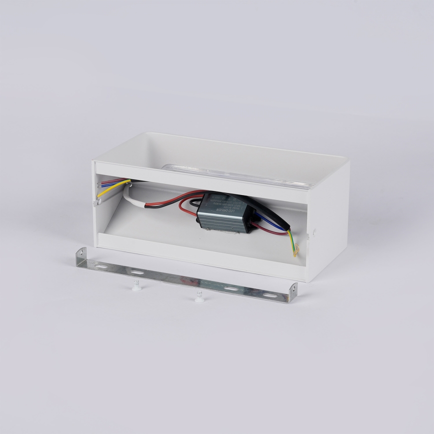 Brilagi - Aplique de pared exterior LED DONNANI LED/7W/230V 20 cm blanco IP44