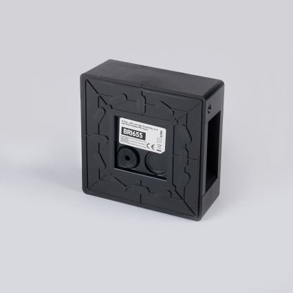 Brilagi - Aplique de pared exterior LED DOUBLERAY LINE LED/6W/230V negro IP54